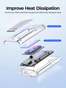 PCIe SSD için ORICO-NVMe muhafaza şeffaf harici adaptör M.2 USB tip C Mini 2230 M.2 SSD durumda 10Gbps - Product Image 3