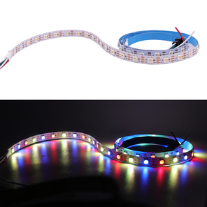 WS2812 30 светодиодов/м умная Светодиодная лента, 5050RGB индивидуально Адресуемая, DC5V, IP20 черная/белая печатная плата, поднимает ваш внутренний Декор - Product Image 4