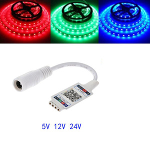 5V-24V DC Lichtstreifen-Dimmer-Controller Mini Wireless RGB Wireless Smart APP LED-Steuerung - Product Image 3