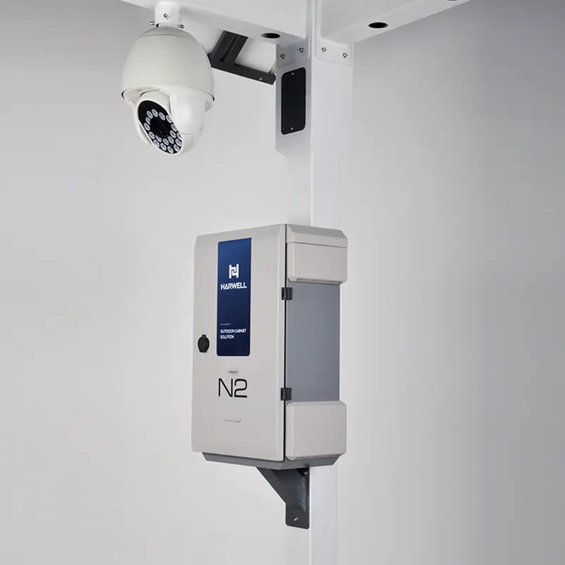 N Router Baterai Surya, Lemari Listrik Tertutup untuk Hikvision Kamera CCTV Kotak Kandang Luar Ruangan