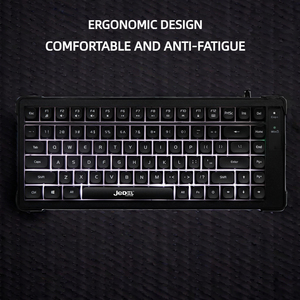84-Key Wired RGB Lighting Gaming <strong>Keyboard</strong> Mechanical and <strong>Multimedia</strong> <strong>Functions</strong> PC Compatibility - Product Image 6