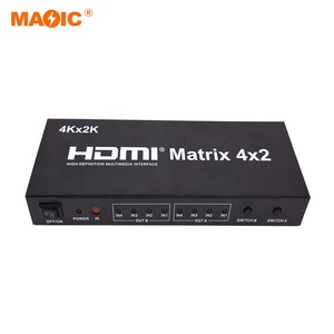 2,0 V HDMI Matrix 4x2 Video Switcher 5.1 Audio-Unterstützung HD HDMI Matrix Splitter Switch 4K 30Hz 60Hz
