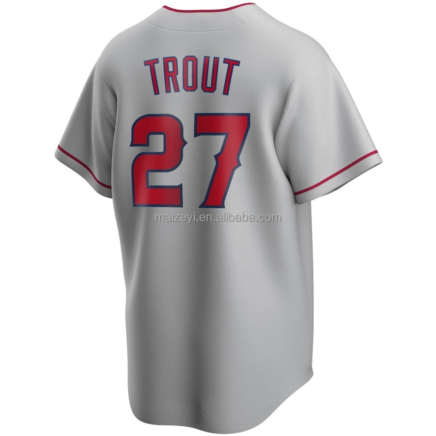 #27 Mike Trout Gris
