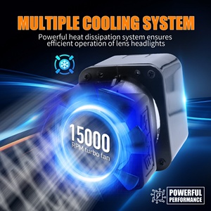 ไฟสอง LED อัตโนมัติ H7 H4 9006 100W 1.5นิ้ว1.8นิ้วเข้ากันได้หลายรุ่น IP68ดัดแปลงได้ไฟหน้า LED - Product Image 6