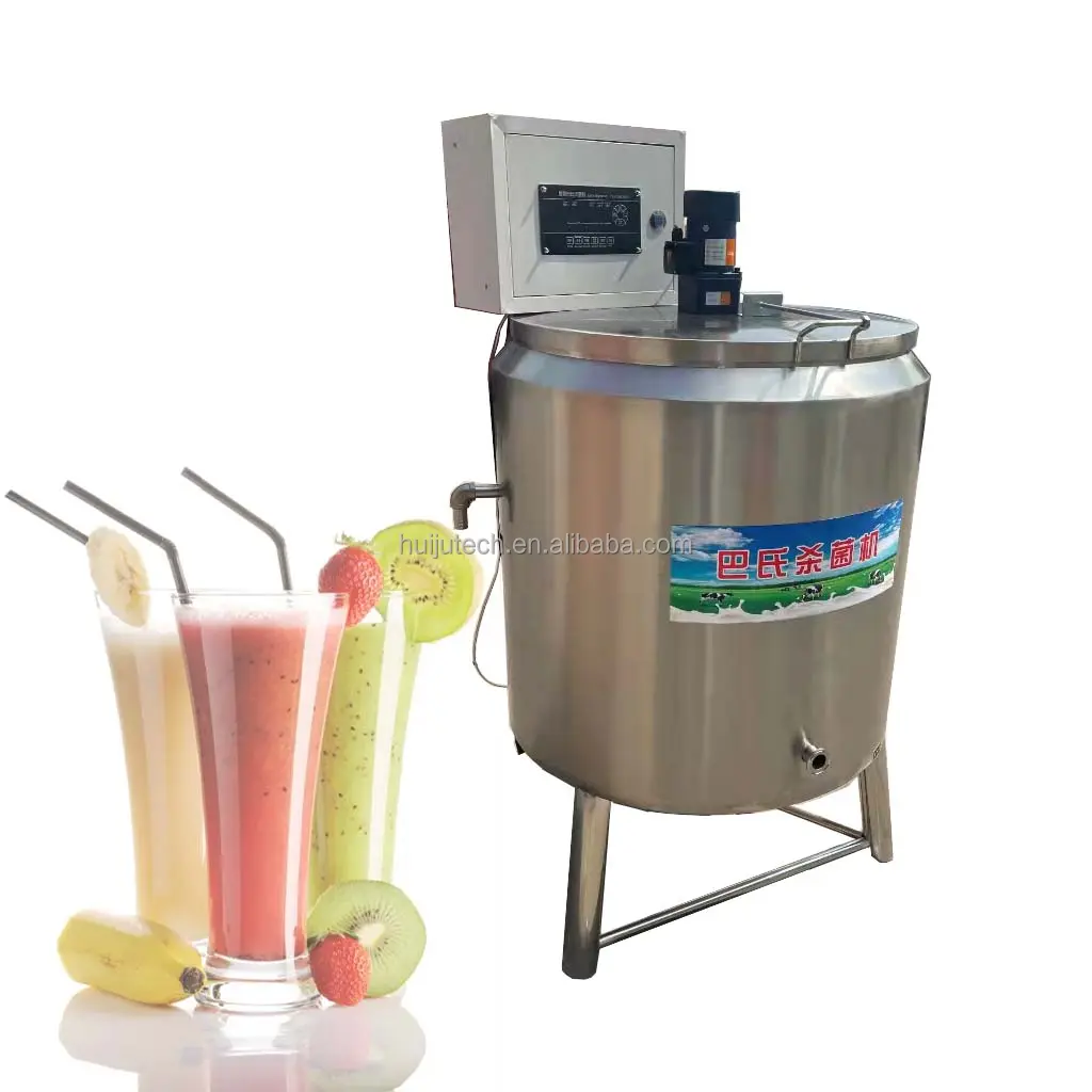 In acciaio inox 100L succo di yogurt vino pastorizzatore latte pastorizzazione macchina HJ-SJ100