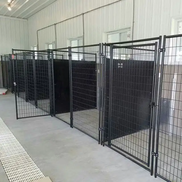 Embarque Kennel indoor luxo grande profissional Modular cão Boarding Kennel For Run.