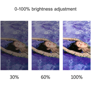 SL-20 şarj edilebilir LED Video ışığı için Gopro 5000-6000K taşınabilir LED kamera ışık su geçirmez RGB dolgu ışığı - Product Image 6