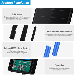 Yüksek kaliteli temperli cam güneş enerjisi paneli 3.7v Mini Mono güneş paneli pili tekrarlayıcı Router için Iot Lora düğüm Meshtastic - Product Image 5