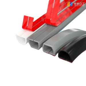 Tel toplama anti-treading pvc yumuşak yapıştırıcı renkli zemin maskeleme dikiş ücretsiz perforasyon kendinden yapışkanlı yumuşak tel kanal - Product Image 6