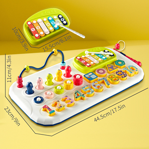 2023高品質パズルナンバーシェイプソーターカウントナンバーブロックキッズセット就学前教育学習モンテッソーリおもちゃ - Product Image 6