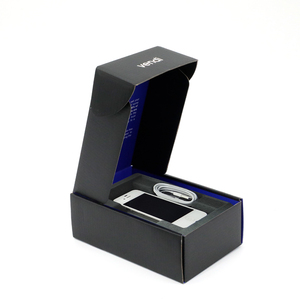 Custom Consumer Electronics Package Corrugated Cardboard Black Mailer <strong>Box</strong> Mobile Phone Packaging <strong>Box</strong> with Insert - Product Image 1