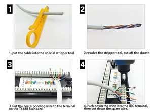 LIYUAN NingBo Proveedor 110 0.5U 24 puertos Cat5e Sin blindaje LSA IDC Modular UTP Patch Panel para aplicaciones de red - Product Image 6