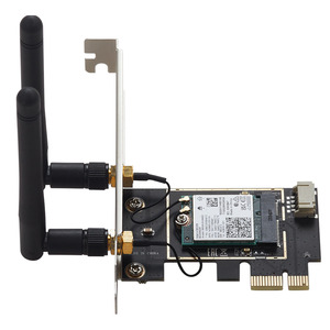 デスクトップPCIe WiFi7ネットワークカード5400Mbps Bluetooth5.4アダプター4K/8Kビデオ用Officeワークステーションサーバー用 - Product Image 1