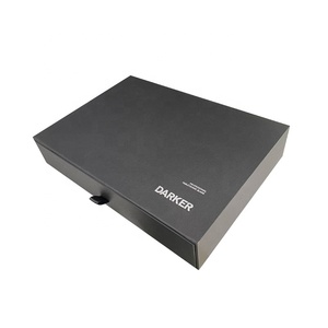 Luxury High Quality Recycled Cardboard Paper Packaging <strong>Gift</strong> Drawer Sliding Style with Matt Lamination &amp; Embossing Folder - Product Image 3