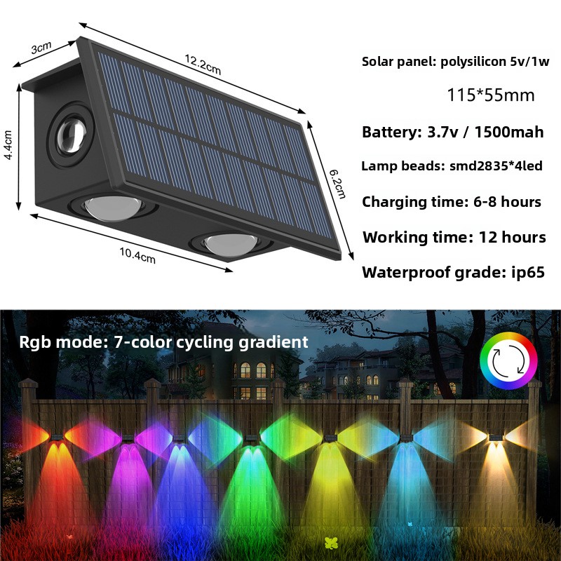 Three-sided light-emitting 4led--color