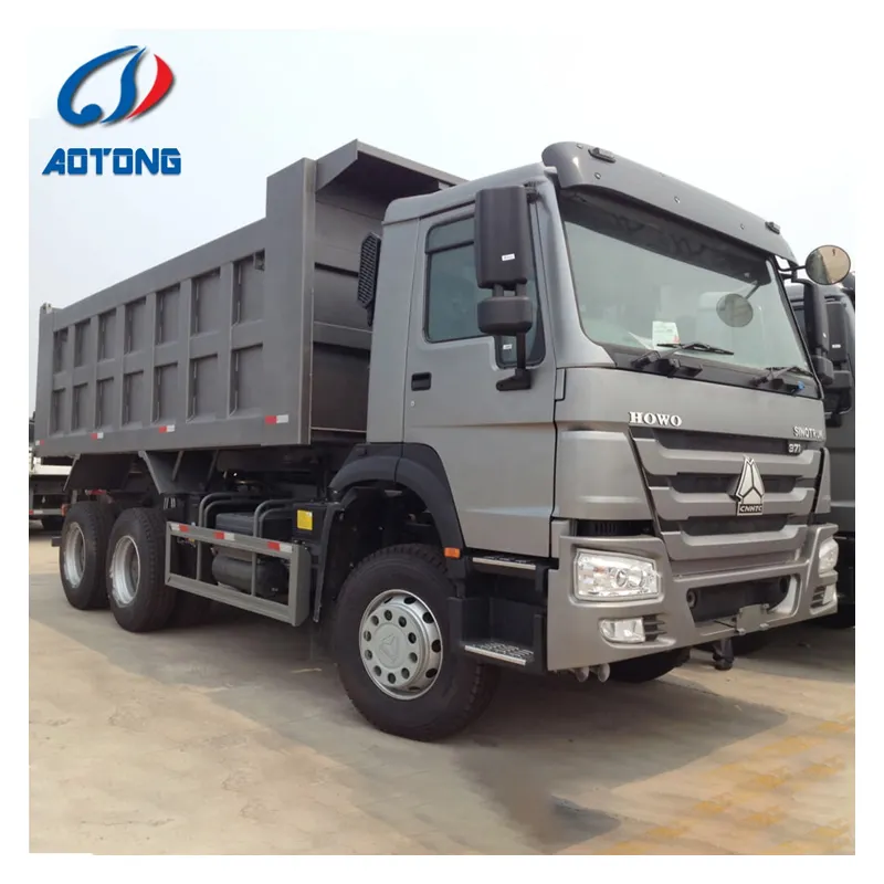 Nuevo camión volquete de cilindro hidráulico 6X4 371 de China y camiones volquete de arena de 40 toneladas a la venta