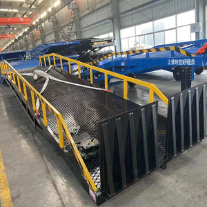 Ponte della piattaforma di carico della rampa del carrello elevatore della capacità di 10 tonnellate per la movimentazione di Pallet di scarico del contenitore per le aziende agricole nuovo o usato