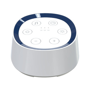 Robot recargable Ruido Blanco Bebé con luz nocturna Sensor de llanto de escritorio 30 60 90 Temporizador automático 2025 Altavoz inalámbrico portátil - Product Image 4