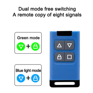Ultimo design Multi frequenza DC12V 4 pulsanti duplicatore codice Clone universale Garage porta elettrica RF telecomando senza fili - Product Image 4