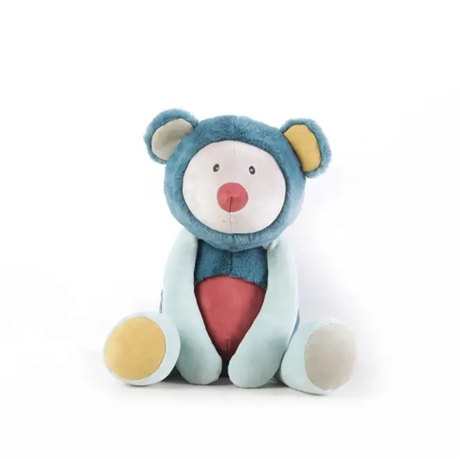 Peluche carino morbido bambino guidato Comfort giocattoli regali adorabile orsacchiotto peluche vendite calde natale personalizzato