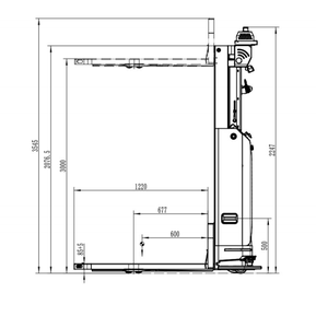 1,4 T SLAM System AMR AGV Robot máquina de carga Control remoto apilamiento AGV carretilla elevadora para manejo de almacén de Navidad - Product Image 4