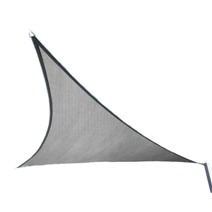 Toldo de vela triangular impermeable de poliéster teñido con solución de tipo pesado 420D resistente a los rayos UV - Product Image 1
