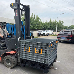 * 1200 1000 גדול תעשיית hdpe תיבת מזרן פלסטיק עם קשיח 2 דלתות טיפה נוקשה