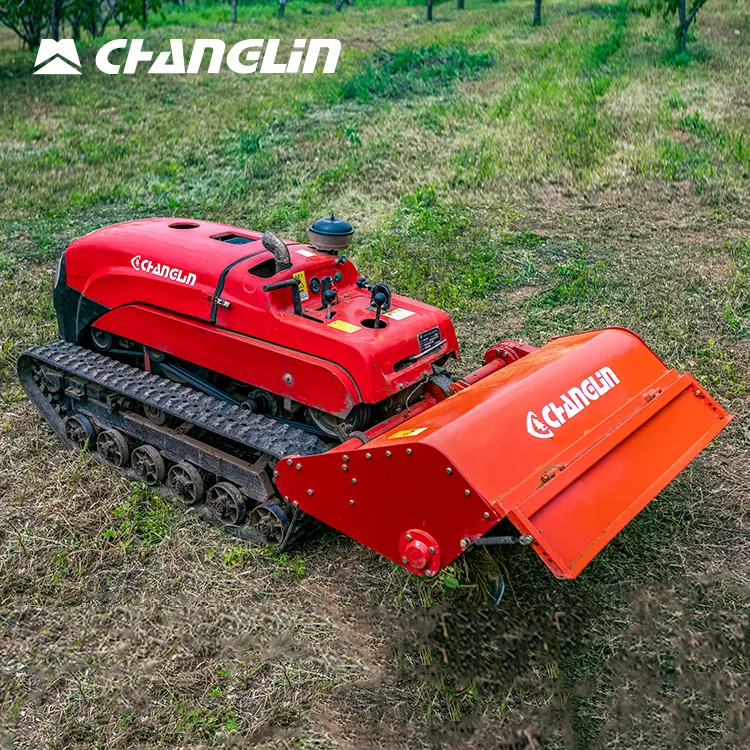 Trituradora de marca Changlin 32HP para tractor de orugas de goma de invernadero