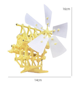 Hot Sale Windenergie quelle Biped Roboter Baukasten Physik Wissenschaft Engineering Kit Stiel Roboter Spielzeug für Kinder
