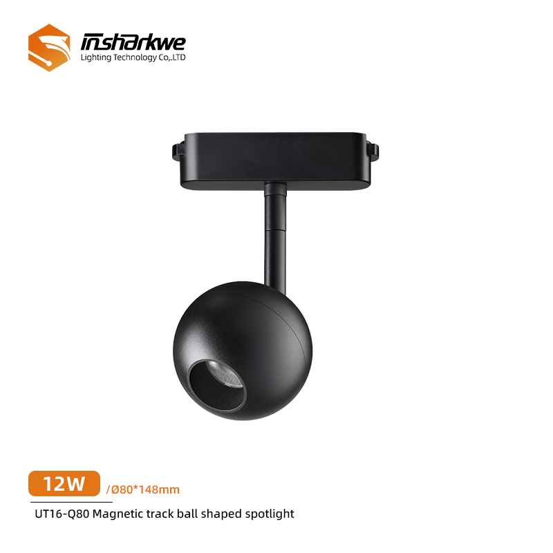 UT16-Q80 Magnetic Ball Shaped Track Light 12W