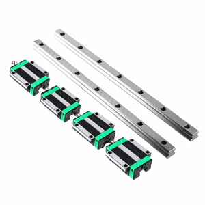 2pc <strong>HGR20</strong> Square <strong>Linear</strong> <strong>Guide</strong> <strong>Rail</strong> 600mm to 1500mm+4pc Slide Block Carriages HGH20CA or HGW20CC <strong>CNC</strong> Set Router Engraving - Product Image 3