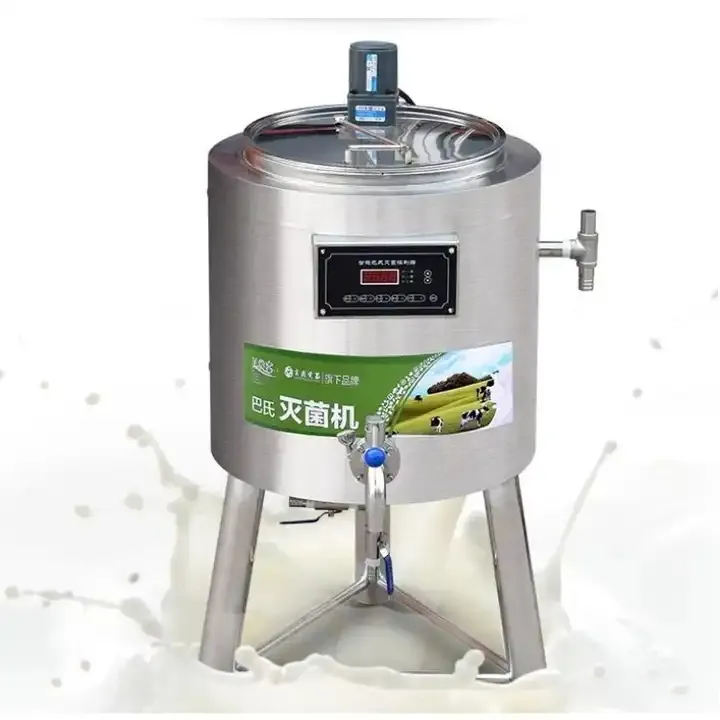 Mini máquina de pasteurização do leite htst pasteuriza 100l