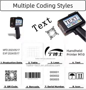 Мобильный беспроводной струйный принтер для пользовательских наклеек и QR-кодов для офисных проектов - Product Image 6