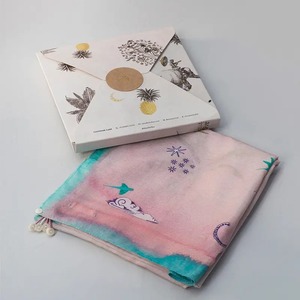 小折叠围巾盒围巾-包装装饰丝绸盒子包装用围巾包装盒 - Product Image 3