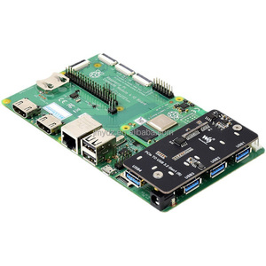 Ahududu Pi CM4 anakart PCI-E USB3.2 M.2 genişletme kartı PCI-E M.2 adaptör kartı