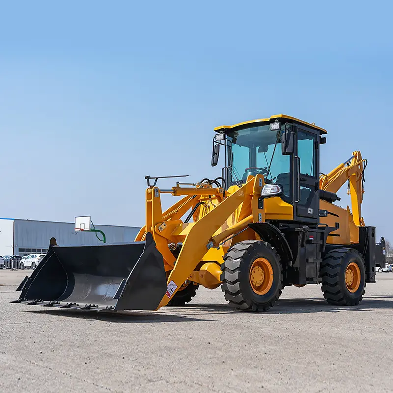 Nhà sản xuất retroexcacavadora CE Euro 5 EPA bánh xe nhỏ gọn backhoe Trung Quốc backhoe loader