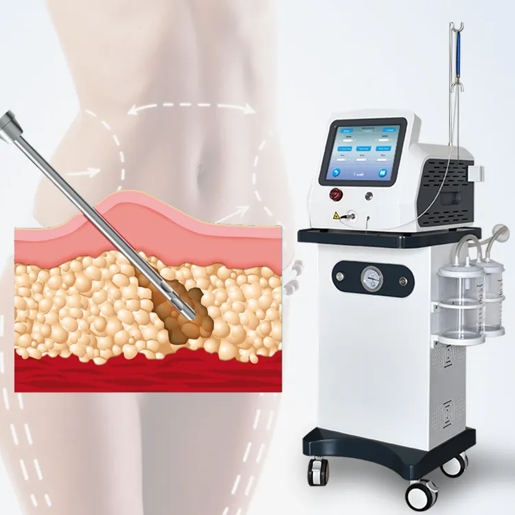 Dispositivo de sucção da liposucção do laser 980nm, 2022 triangel superior dispositivo vaser remoção da gordura lipoção máquina da beleza da liposucção cirurgia