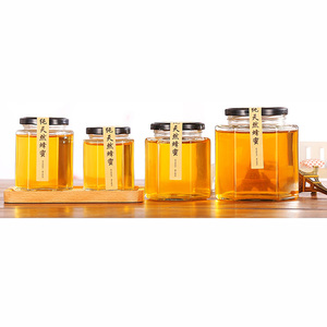 45ml 85ml 100ml 180ml 280ml 380ml 500ml 730ml รูปทรงหกเหลี่ยมน้ําผึ้ง Jam ดองขวดแก้วพร้อม Twist ปิดฝาปิด - Product Image 4