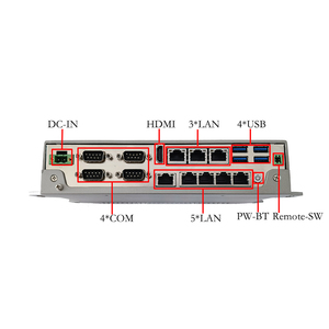 8 Ethernet LAN-Ports Netzwerk gerät Mini-PC OPN sense pfSense Gateway VPN Firewall Computer Netzwerks erver