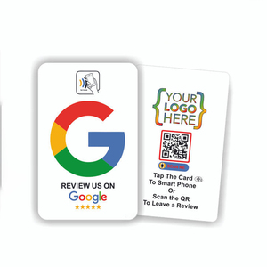Custom Programmable <strong>QR</strong> <strong>Code</strong> Business RFID Card NFC Google Review Card - Product Image 1