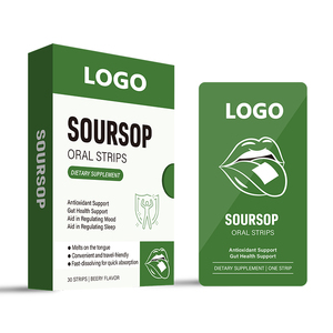 OEM Antioxidante Herbal Oral Thin Film Suplemento Gut Saúde Suporte Graviola Extrato Oral Strip com Açaí Berry Pó - Product Image 6