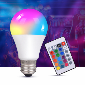 リモコン付きスマートRGBLED電球色変更ライトブラブムードフラッド電球 - Product Image 3