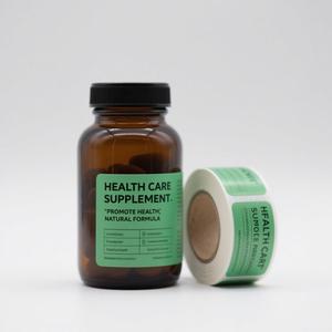 ملصقات فينيل بشعار مخصص ملصقات لفة مقاومة للزيت متينة مقاومة للماء ملصقات تغليف لصيدلية الدواء حبوب منع الحمل - Product Image 5