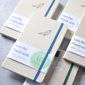 Cuaderno de tela de lino HK libreta de papel sin ácido negocio simple nuevo personalizado - Product Image 2