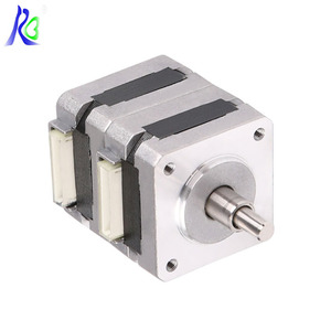 CE Phê Duyệt 1.8 Độ <span class=keywords><strong>Stepper</strong></span> <span class=keywords><strong>2</strong></span> Giai Đoạn 35 Mét NEMA14 Đôi Trục Hybrid Động Cơ Bước - Product Image 5