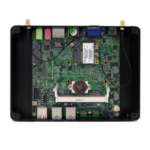 Mini servidor sin ventilador para el hogar, ordenador de escritorio de bajo coste, pc de 12v, Intel core i3 7100u i5 7200u DDR4 4K HTPC - Product Image 3