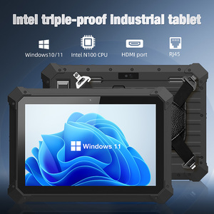 Tableta Industrial de 10,1 pulgadas Windows 10 Inter N100 3,4 Ghz RJ45 4G/NFC/GPS/Wifi Escáner de código de barras Tableta Windows resistente - Product Image 4