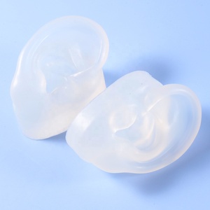 Yumuşak silikon 1:1 kulak insan kulak modeli dövme Piercing uygulama gösterisi küpe araçları takı kulak çiviler ekran - Product Image 3