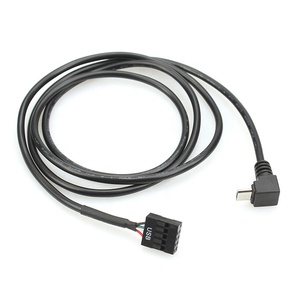 定制直角微型usb至9针组装电缆向下角微型b - Product Image 3