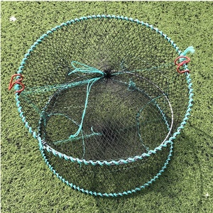 Trappola per granchio rettangolare pieghevole dal Design pieghevole e conveniente resistente